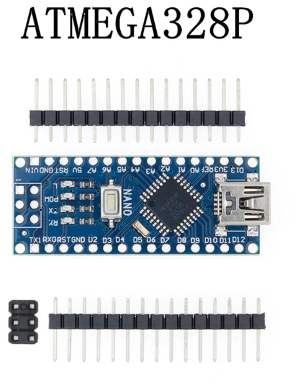 Плата Arduino Nano V3.0 Mini USB совместимая (не припаянные контакты)