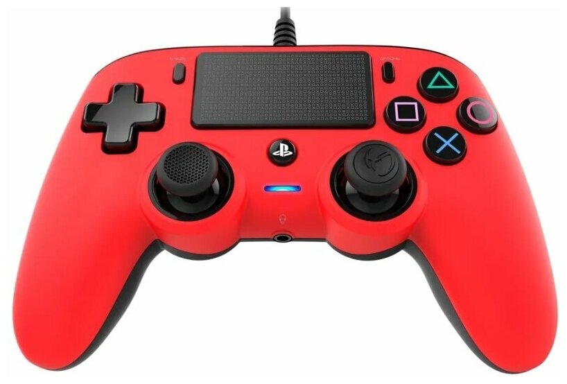 Геймпад Nacon проводной игровой для PlayStation 4 Red (PS4OFCPADRED)