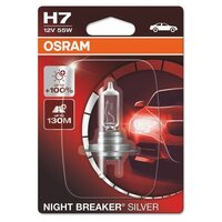 Галогенная лампа H7 (55) PX26d+100% NIGHT BREAKER SILVER 12V (блистер) OSRAM 64210NBS-01B/Автолампы