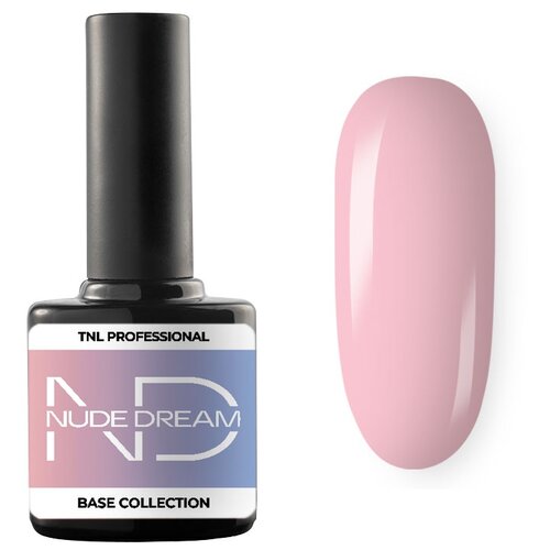 TNL Professional Базовое покрытие Nude dream base, Земляничный милкшейк №04, 10 мл