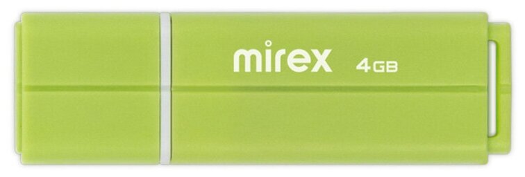 USB Flash Drive 4Gb - Mirex Line Green 13600-FMULGN04