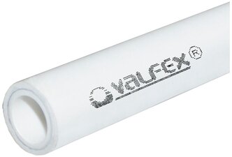 Труба полипропиленовая армированная алюминием Valfex SDR6 PN25 32, DN21 мм 2 м 1 штук белый