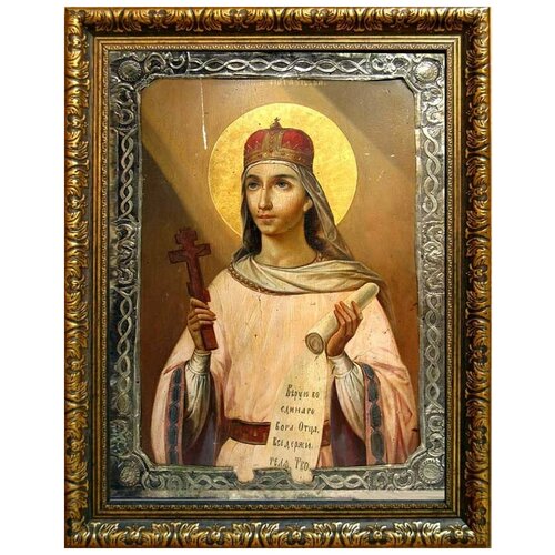 святая мученица параскева пятница икона на холсте Параскева Пятница Святая мученица. Икона под старину на холсте.