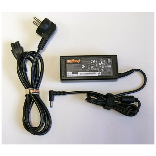 Для HP Pavilion 15-n062sr Зарядное устройство UnZeep блок питания ноутбука (адаптер + сетевой кабель)