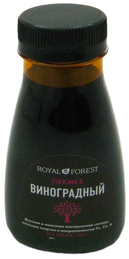 Сироп виноградный Royal Forest 250г
