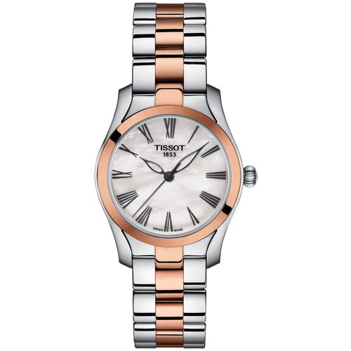 Наручные часы TISSOT T-Lady, золотой, белый