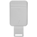 Чехол кожаный для пластиковых карт Native Union CARD HOLDER , MagSafe совместимый, цвет: серый - изображение