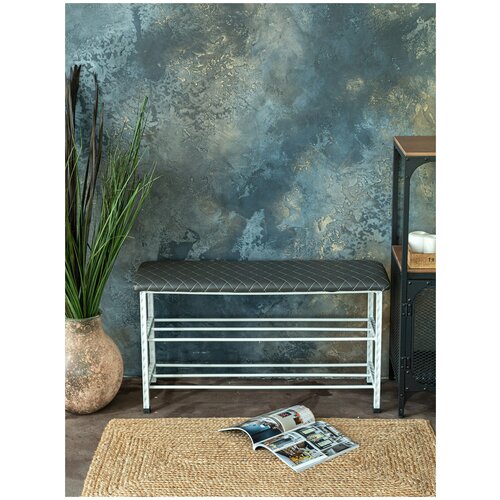 Обувница Лофт / Подставка для обуви/банкетка/ этажекрка для обуви/ пуф