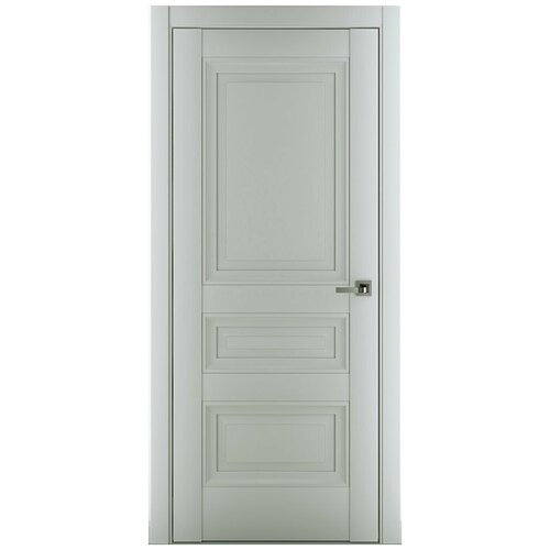 Межкомнатная дверь Ампир В2 ДГ, Экошпон, матовый серый 2000*700.Комплект (полотно,коробка,наличник)