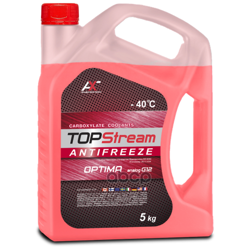 Антифриз Topstream Optima (Красный) G12 5 Л TOPStream арт. ATSOR00005