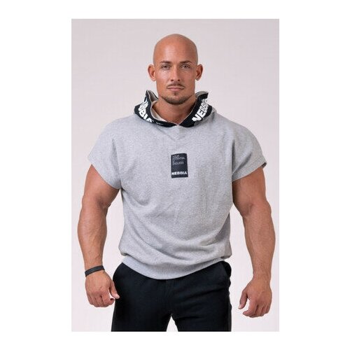 NEBBIA безрукавка C капюшоном NO LIMITS RAG TOP WITH A HOODIE 175 Grey XL