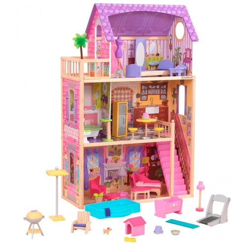 Кукольный домик KidKraft Патио с бассейном и мебелью