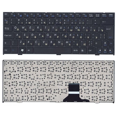 Клавиатура keyboard MP-08J66SU-430 для ноутбука DNS 0121598 0121595 Clevo M1110 M1111 M1115 черная 1507₽