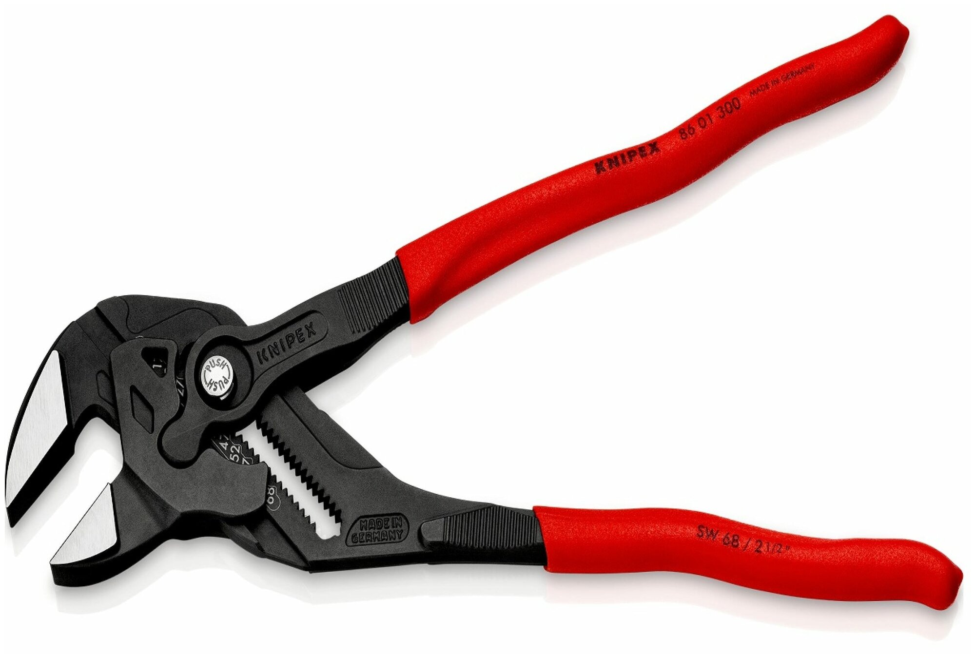 Клещи KNIPEX переставные - гаечный ключ L-300 мм