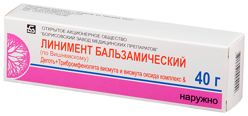 Линимент бальзамический (по Вишневскому) 40 г 1 шт