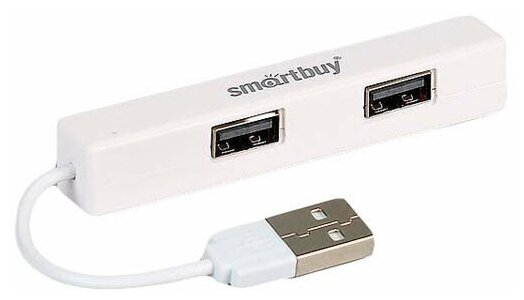 SMARTBUY Хаб USB20 Smartbuy SBHA-408W белый