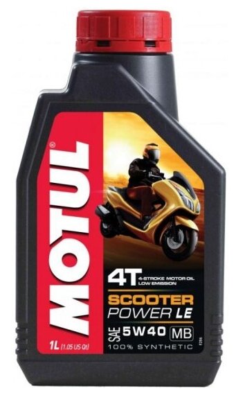 Моторное масло Motul Scooter Power 4T 5W-40 1 л ( 101260)