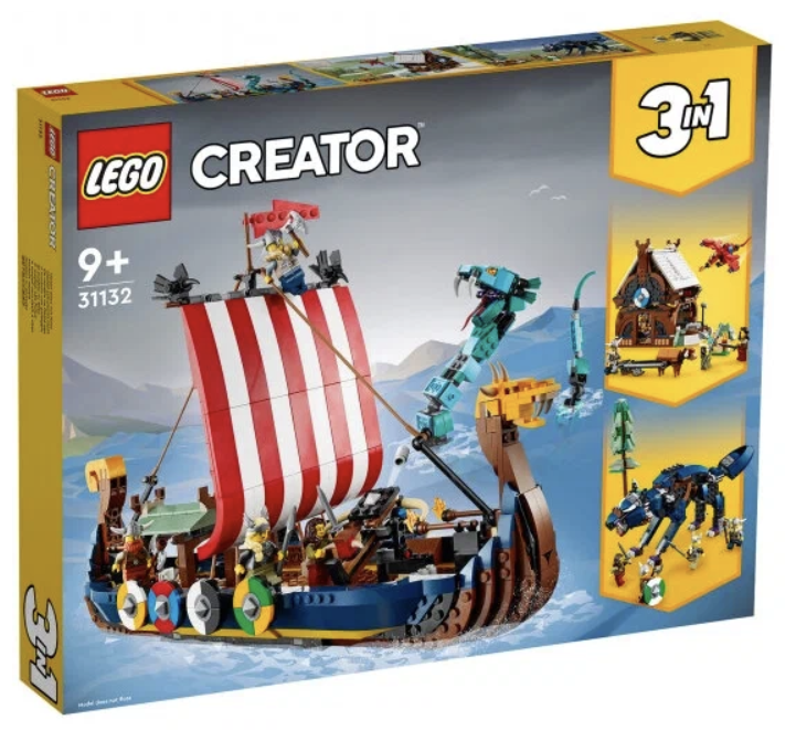 LEGO Creator 31132 Корабль викингов и Змей Мидгарда