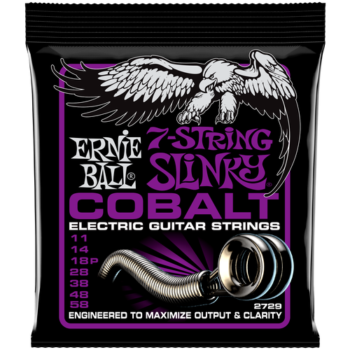 Струны для 7-струнной электрогитары Ernie Ball 2729