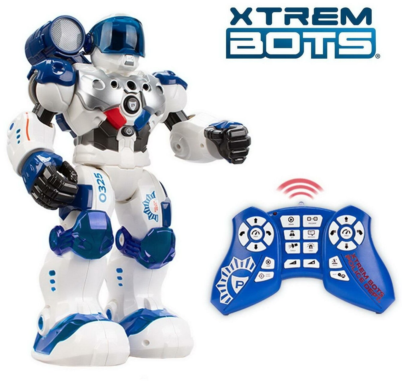 Робот XTREM BOTS Патруль. STEM, ИК управление, световые и звуковые эффекты, более 20 функций