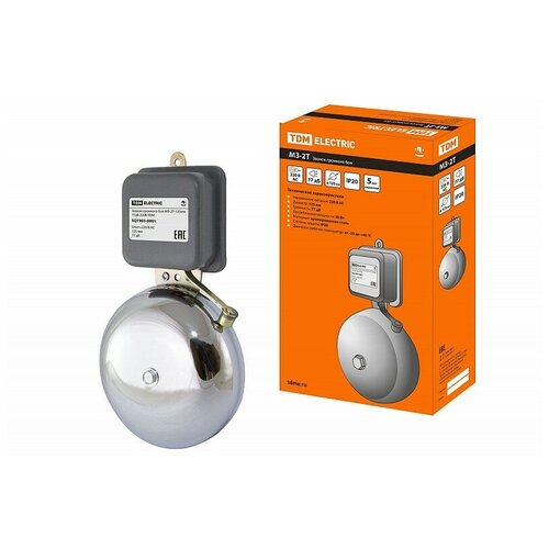 фото Звонок громкого боя мз-2т-125мм 77дб 220в tdm tdm еlectric
