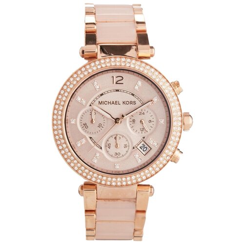 фото Наручные часы michael kors mk5896, золотой, розовый