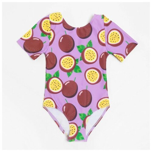 фото Купальник детский слитный minaku «фрукты», рост 110-116