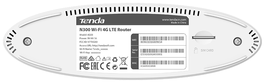 Wi-Fi роутер Tenda - фото №3