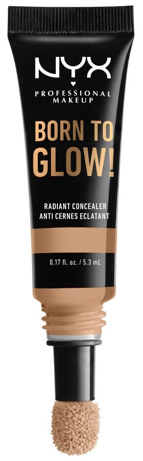 NYX professional makeup Консилер Born To Glow Radiant Concealer, оттенок Medium Olive 09