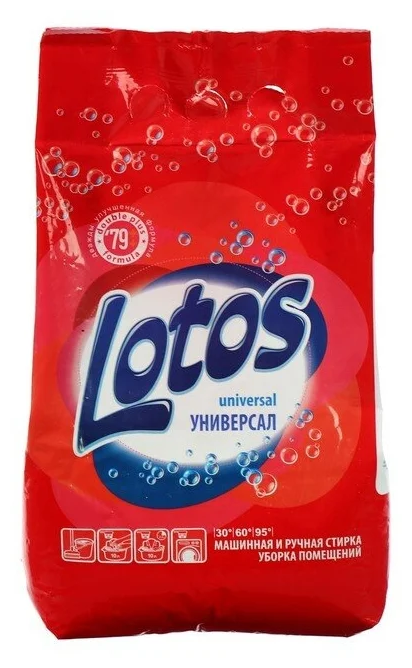 Стиральный порошок Lotos Универсал, 5 кг — купить в интернет-магазине ...