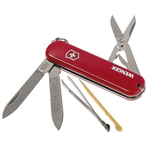 Нож многофункциональный VICTORINOX Wenger красный