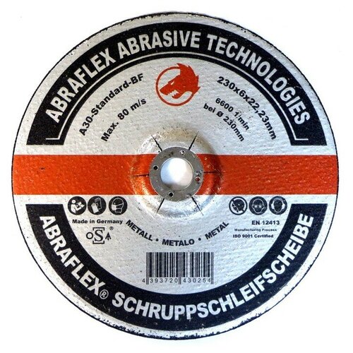 Шлифовальный абразивный диск Abraflex A24R Standard BF А230602223i, 1 шт.