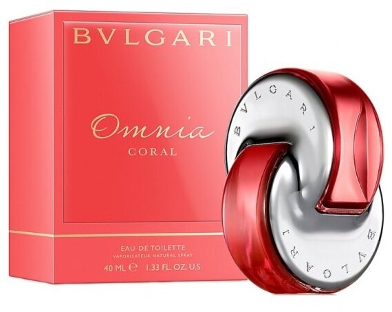 Женская туалетная вода Bvlgari Omnia Coral, 40 мл (спрей)