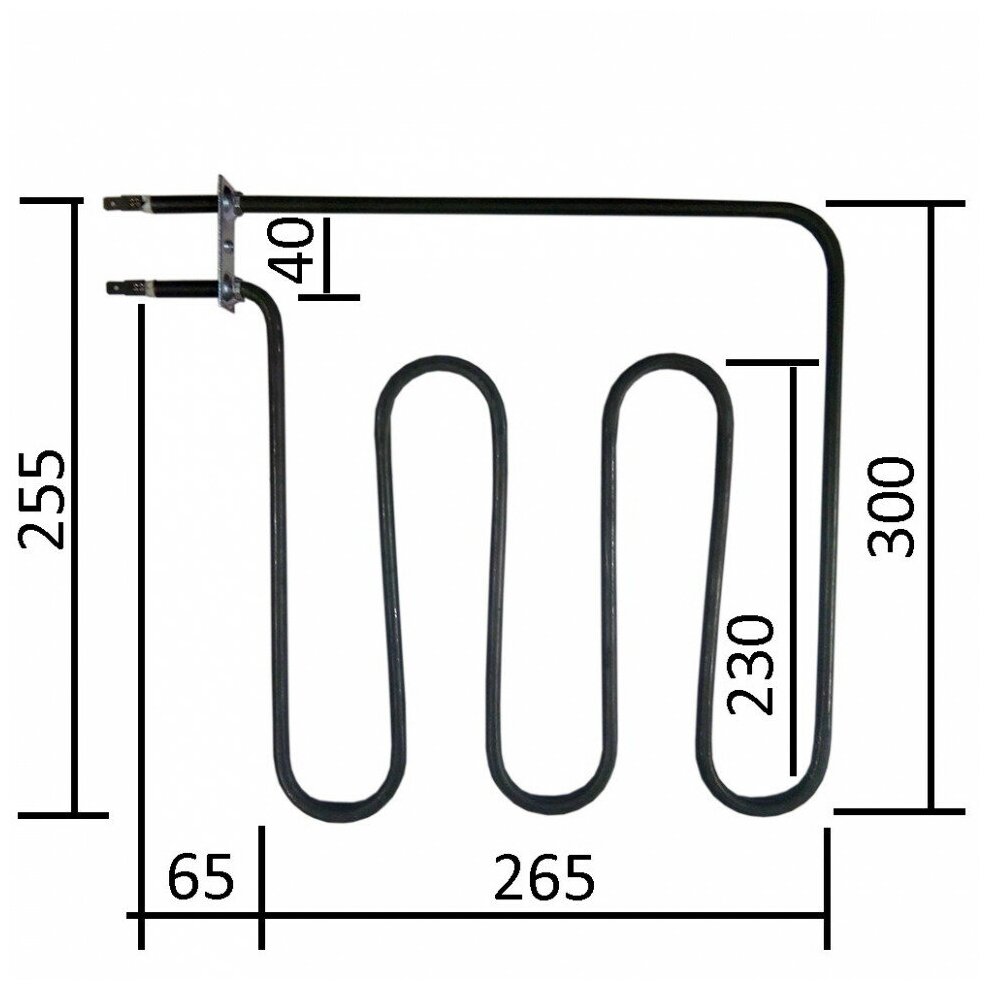 ТЭН для печей 1500W Harvia, Sawo (ZSB-224, HTS008HR), 224-ZSB