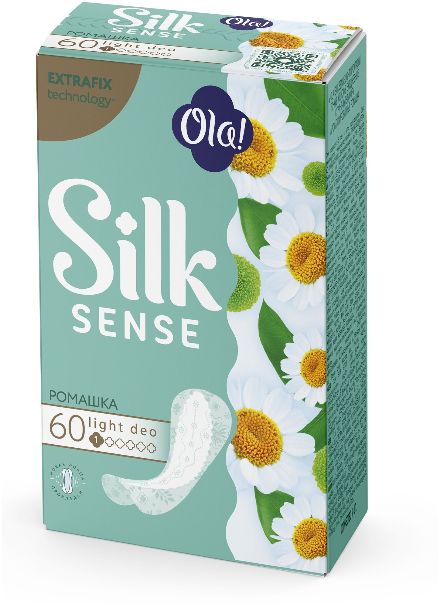 Ola! прокладки ежедневные Silk Sense Light Deo Ромашка 1 капля