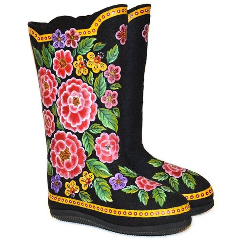 Женские валенки ВаленкиОпт.ру 128А 38 Черный