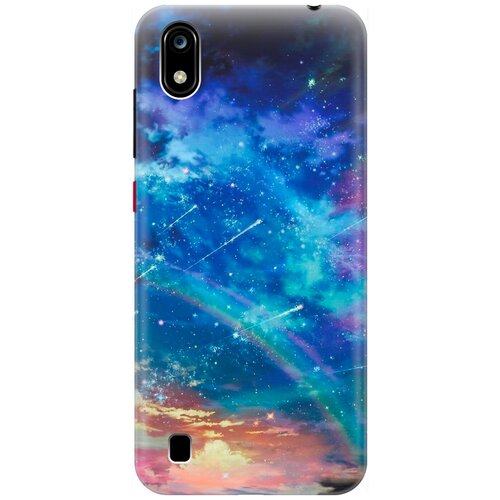 фото Re:pa накладка transparent для zte blade a7 (2019) с принтом "звездопад"