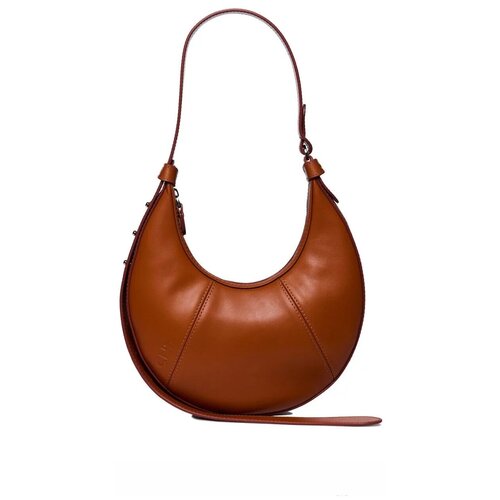 фото Женская кожаная сумка cns-coins une femme mini (рыжий) siena из натуральной кожи