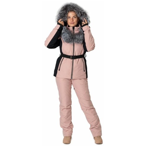 Горнолыжный High Experience, демисезон/зима, карманы, капюшон, размер 48, розовый