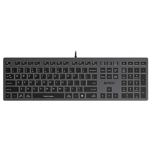 FX60H GREYWHITE Клавиатура A4Tech Fstyler FX60H серый USB slim LED 580000₽