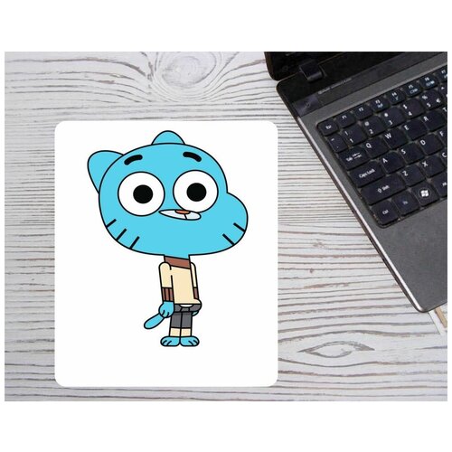 Коврик для мышки Удивительный мир Гамбола, The Amazing World of Gumball №1, коврик для мышки удивительный мир гамбола the amazing world of gumball 1