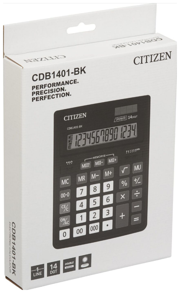 Калькулятор бухгалтерский CITIZEN CDB1401