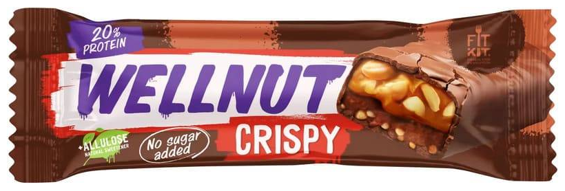 FitKit Батончик глазированный Wellnut Crispy 45 гр.