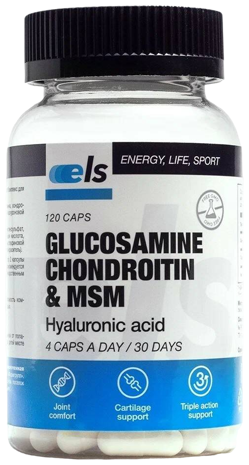 Glucosamine Chondroitin MSM капс., 70 г, 120 шт.
