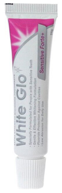 Зубная паста White Glo Sensitive Forte+ для снижения чувствительности зубов, 24 г - фото №8