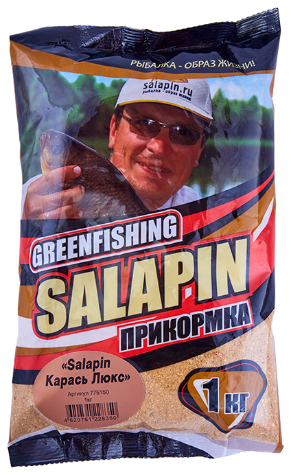 Прикормка Greenfishing Salapin Карась Люкс 1кг
