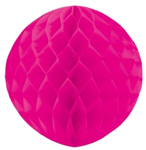 Шар бумажный ярко-розовый 30см/G Товар Шар бумажный ярко-розовый 30см/G ипользуется для праздников, 
