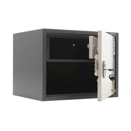 Шкаф офисный, шкаф сейф Aiko SL 32T, шкаф бухгалтерский, металлический для хранения документов, с ключевым замком, ВхШхГ: 320х420х350 мм