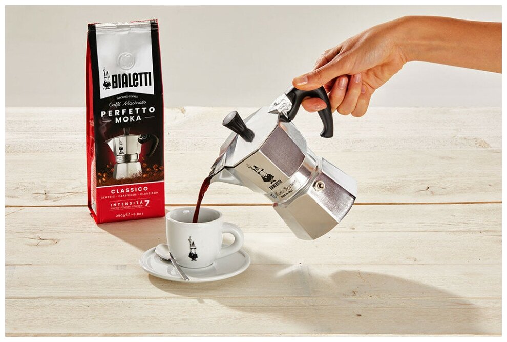 Кофе молотый Bialetti Perfetto Moka Vaniglia 250г - фото №7