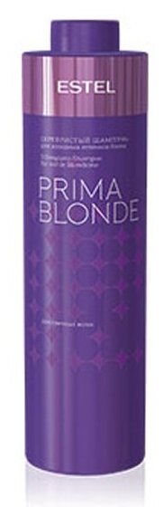 Шампунь серебристый для волос Estel Prof ESTEL Otium Prima Blonde Shampoo для холодных оттенков блонд, 1 л